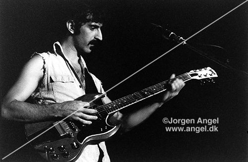 Zappa playing guitar